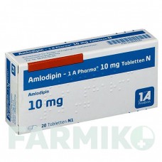АМЛОДИПИН (AMLODIPIN) 10 мг таблетки 20 шт - Амлодипин 1 A PHARMA