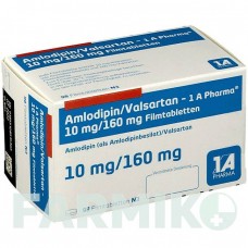 АМЛОДИПІН (AMLODIPIN) 10 мг/160 мг таблетки 28 шт - Валсартан, Амлодипін 1 A PHARMA