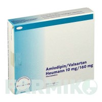 АМЛОДИПИН (AMLODIPIN) 10 мг/160 мг таблетки 28 шт - Валсартан, Амлодипин HEUMANN PHARMA