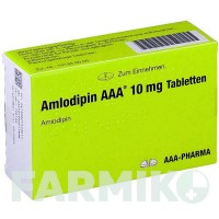 АМЛОДИПІН (AMLODIPIN) 10 мг таблетки 50 шт - Амлодипін AAA - PHARMA