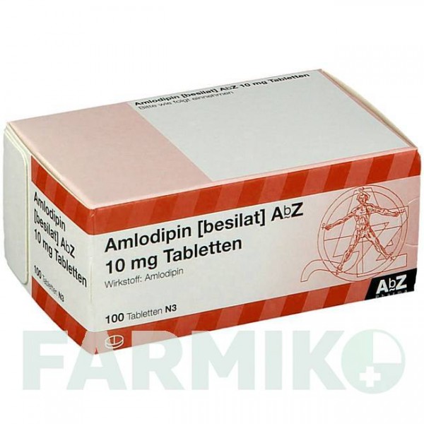 АМЛОДИПИН (AMLODIPIN) 10 мг таблетки 100 шт - Амлодипин ABZ PHARMA
