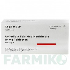 АМЛОДИПИН (AMLODIPIN) 10 мг таблетки 50 шт - Амлодипин FAIRMED HEALTHCARE