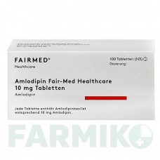 АМЛОДИПИН (AMLODIPIN) 10 мг таблетки 100 шт - Амлодипин FAIRMED HEALTHCARE