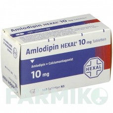 АМЛОДИПИН (AMLODIPIN) 10 мг таблетки 100 шт - Амлодипин HEXAL
