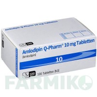 АМЛОДИПИН (AMLODIPIN) 10 мг таблетки 100 шт - Амлодипин JUTA PHARMA