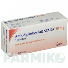 АМЛОДИПИН (AMLODIPIN) 10 мг таблетки 50 шт - Амлодипин STADAPHARM