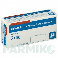 АМЛОДИПИН (AMLODIPIN) 5 мг таблетки 50 шт - Амлодипин 1 A PHARMA