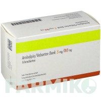 АМЛОДИПИН (AMLODIPIN) 5 мг/80 мг таблетки 98 шт - Валсартан, Амлодипин DENK PHARMA