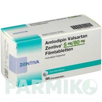 АМЛОДИПИН (AMLODIPIN) 5 мг/80 мг таблетки 98 шт - Валсартан, Амлодипин ZENTIVA