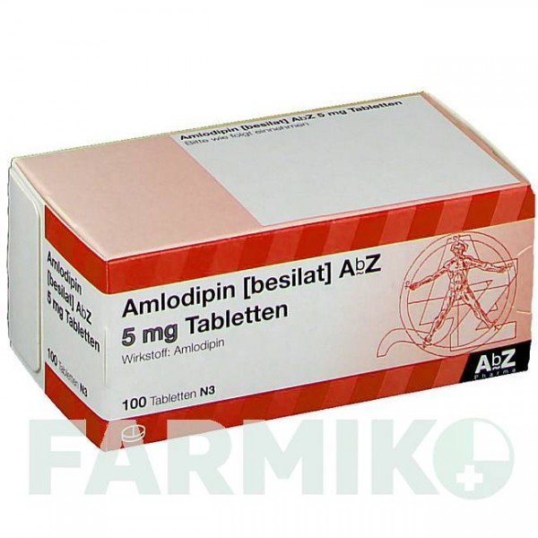 АМЛОДИПИН (AMLODIPIN) 5 мг таблетки 100 шт - Амлодипин ABZ PHARMA
