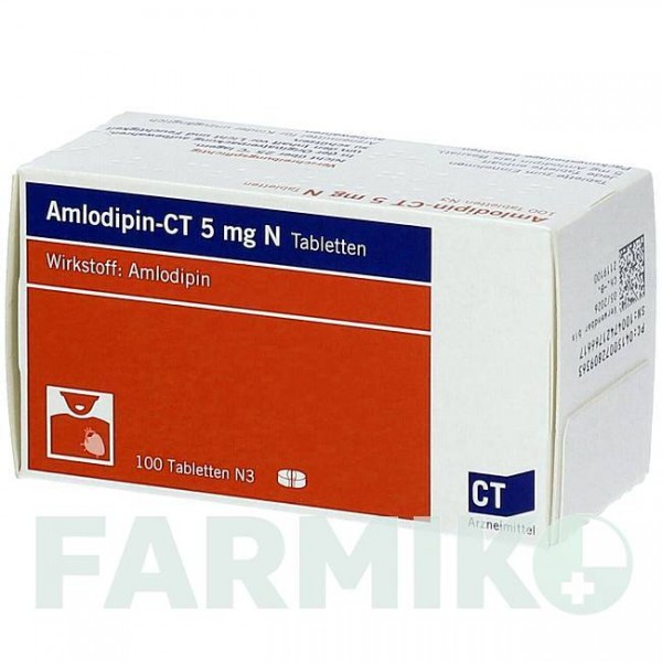 АМЛОДИПИН (AMLODIPIN) 5 мг таблетки 100 шт - Амлодипин ABZ PHARMA