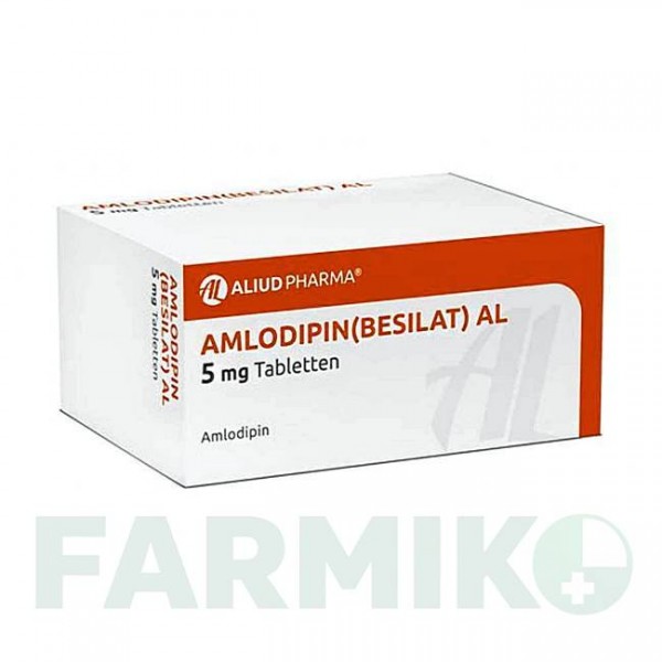 АМЛОДИПИН (AMLODIPIN) 5 мг таблетки 100 шт - Амлодипин ALIUD PHARMA
