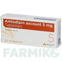 АМЛОДИПИН (AMLODIPIN) 5 мг таблетки 20 шт - Амлодипин AXCOUNT GENERIKA