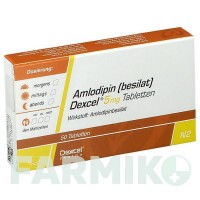 АМЛОДИПИН (AMLODIPIN) 5 мг таблетки 50 шт - Амлодипин DEXCEL PHARMA