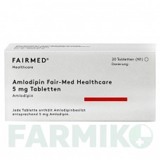 АМЛОДИПИН (AMLODIPIN) 5 мг таблетки 20 шт - Амлодипин FAIRMED HEALTHCARE