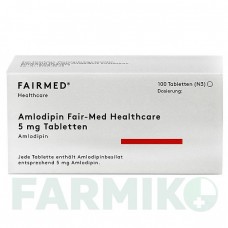АМЛОДИПИН (AMLODIPIN) 5 мг таблетки 100 шт - Амлодипин FAIRMED HEALTHCARE