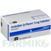 АМЛОДИПИН (AMLODIPIN) 5 мг таблетки 100 шт - Амлодипин JUTA PHARMA