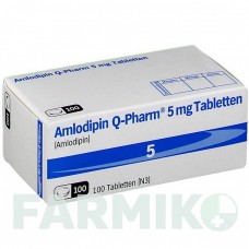 АМЛОДИПИН (AMLODIPIN) 5 мг таблетки 100 шт - Амлодипин JUTA PHARMA