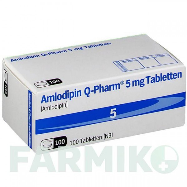 АМЛОДИПІН (AMLODIPIN) 5 мг таблетки 100 шт - Амлодипін JUTA PHARMA