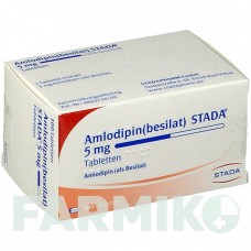 АМЛОДИПИН (AMLODIPIN) 5 мг таблетки 100 шт - Амлодипин STADAPHARM