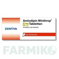 АМЛОДИПІН (AMLODIPIN) 5 мг таблетки 50 шт - Амлодипін ZENTIVA