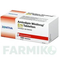 АМЛОДИПИН (AMLODIPIN) 5 мг таблетки 100 шт - Амлодипин ZENTIVA