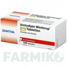 АМЛОДИПІН (AMLODIPIN) 5 мг таблетки 100 шт - Амлодипін ZENTIVA