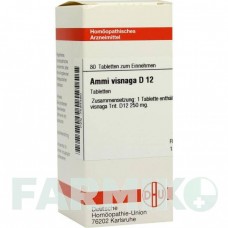 АММІ ВІСНАГА (AMMI VISNAGA) D 12 таблетки 80 шт - Гомеопатія DHU