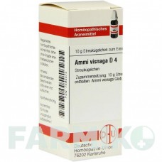 АММИ ВИСНАГА (AMMI VISNAGA) D 4 глобули 10 г - Гомеопатия DHU