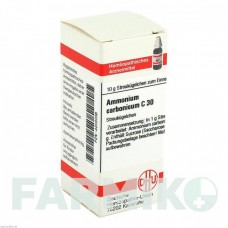 АММОНИУМ КАРБОНИКУМ (AMMONIUM CARBONICUM) C 30 глобули 10 г - Гомеопатия DHU