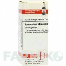 АММОНИУМ ХЛОРАТУМ (AMMONIUM CHLORATUM) D 30 глобули 10 г - Гомеопатия DHU