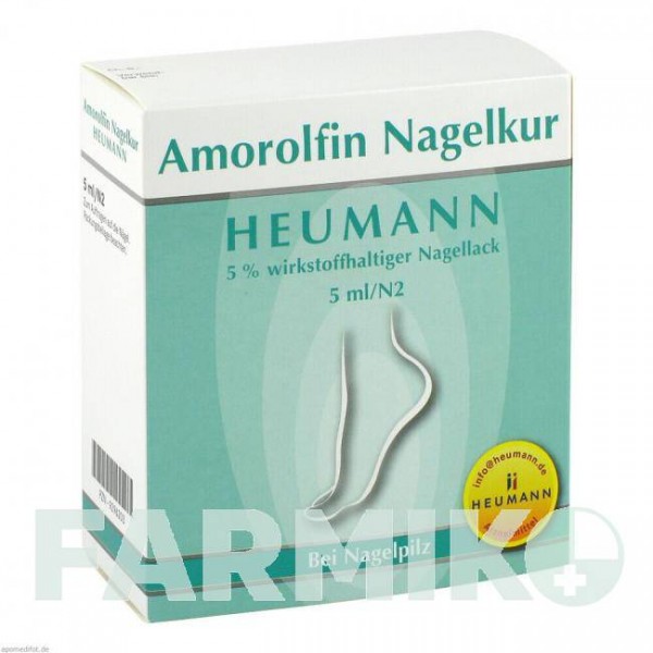 АМОРОЛФИН (AMOROLFIN) 5% лак 5 мл - Аморолфин HEUMANN PHARMA