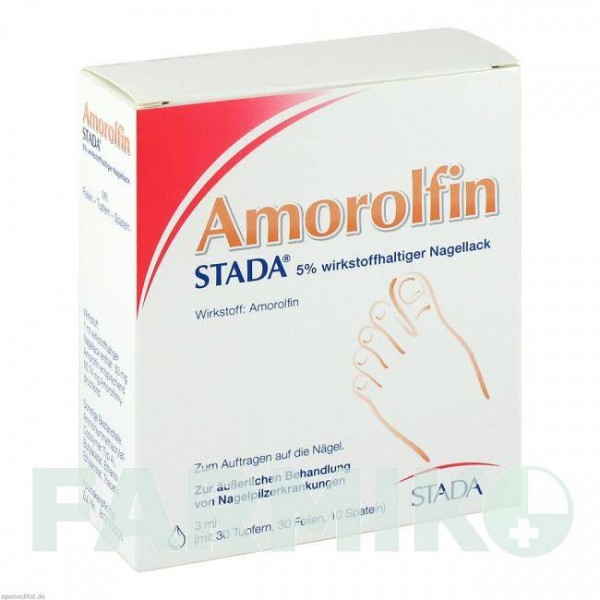 АМОРОЛФИН (AMOROLFIN) 5% лак 3 мл - Аморолфин STADA