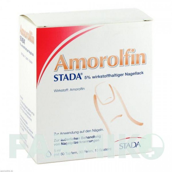 АМОРОЛФИН (AMOROLFIN) 5% лак 5 мл - Аморолфин STADA