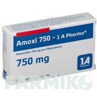 АМОКСІ (AMOXI) 750 таблетки 10 шт - Амоксицилін 1 A PHARMA