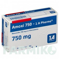 АМОКСИ (AMOXI) 750 таблетки 30 шт - Амоксициллин 1 A PHARMA