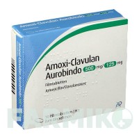 АМОКСІ КЛАВУЛАН (AMOXI CLAVULAN) 500 мг/125 мг таблетки 10 шт - Амоксицилін, Інгібітори бета-лактамаз PUREN PHARMA