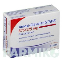 АМОКСІ КЛАВУЛАН (AMOXI CLAVULAN) 875/125 мг таблетки 10 шт - Амоксицилін, Інгібітори бета-лактамаз STADAPHARM