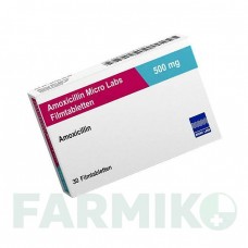 АМОКСИЦИЛЛИН (AMOXICILLIN) 500 мг таблетки 30 шт - Амоксициллин MICRO LABS