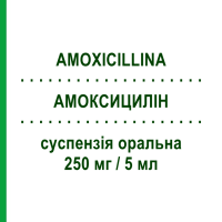 АМОКСИЦИЛЛИН (AMOXICILLINA) 250 мг/5 мл суспензия оральная 1 шт - Амоксициллин SANDOZ