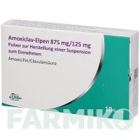 АМОКСИКЛАВ (AMOXICLAV) 875 мг/125 мг порошок 10 шт - Амоксициллин, Ингибиторы бета-лактамаз ELPEN PHARMACEUTICAL