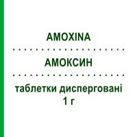 АМОКСИН (AMOXINA) 1 г таблетки дисперговані 12 шт - Амоксицилін AESCULAPIUS FARMACEUTICI