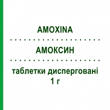 АМОКСИН (AMOXINA) 1 г таблетки диспергируемые 12 шт - Амоксициллин AESCULAPIUS FARMACEUTICI