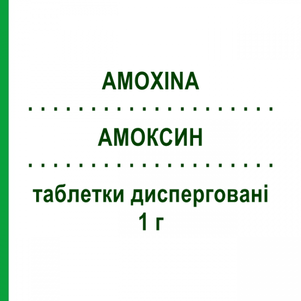 АМОКСИН (AMOXINA) 1 г таблетки диспергируемые №12 - Амоксициллин AESCULAPIUS FARMACEUTICI