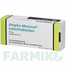 АМФО МОРОНАЛ (AMPHO MORONAL) 10 мг таблетки 50 шт - Амфотерицин B EMRA-MED