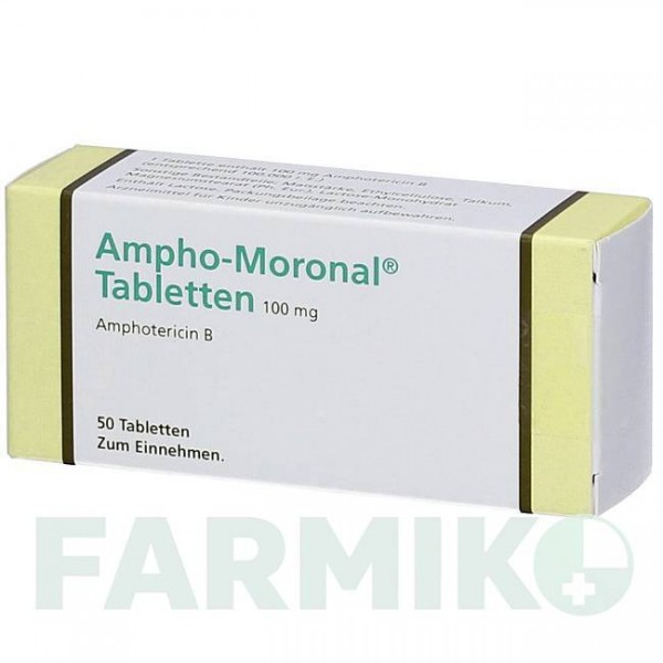 АМФО МОРОНАЛ (AMPHO MORONAL) 100 мг таблетки 50 шт - Амфотерицин B 1 0 1 CAREFARM