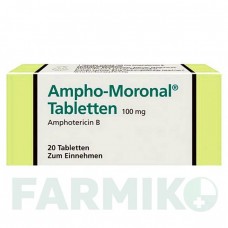 АМФО МОРОНАЛ (AMPHO MORONAL) 100 мг таблетки 20 шт - Амфотерицин B DERMAPHARM