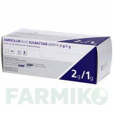 АМПИЦИЛЛИН (AMPICILLIN) 2 г/1 г 50 мл порошок 10 шт - Ампициллин, Ингибиторы бета-лактамаз DR.FRIEDRICH EBERTH