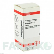 АНАКАРДИУМ (ANACARDIUM) D 12 таблетки 80 шт - Гомеопатия DHU