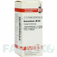 АНАКАРДИУМ (ANACARDIUM) LM XII раствор 10 мл - Гомеопатия DHU